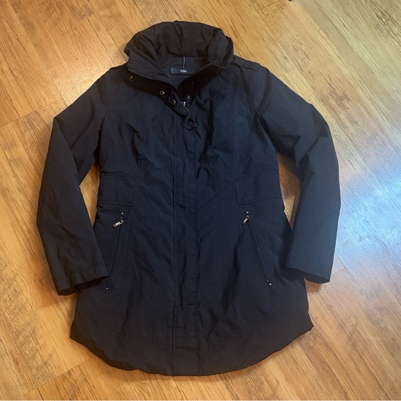 TUMI Jacket Zip Out Lining Black Sz S - Picture 1 of 10